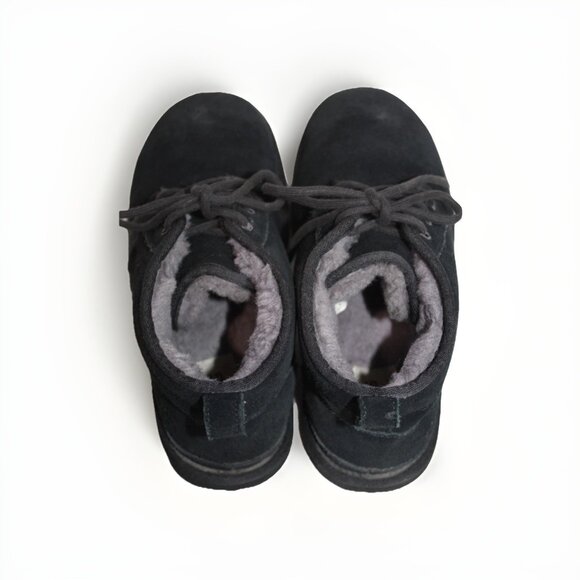UGG 3236 Neumel Black Sheepskin Suede Lace Ankle Boot Shoe Mens EU 41 US 8 M main image 9